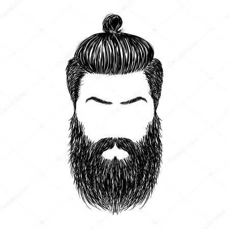 Борода контур