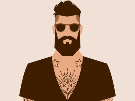 Аватар мужчина с бородой