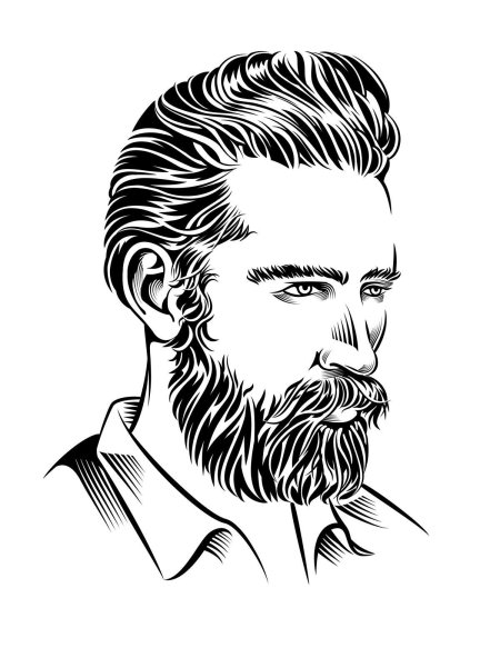 Мужчина с бородой