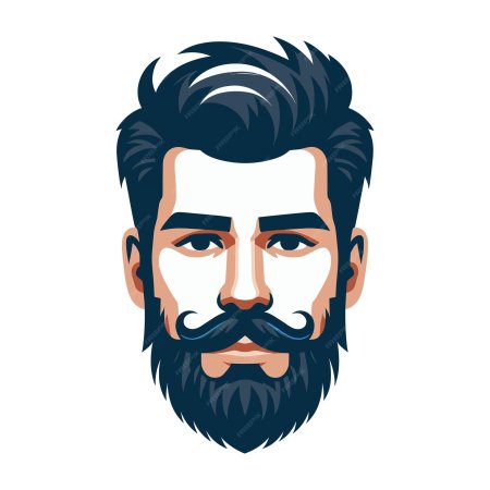 Борода вектор