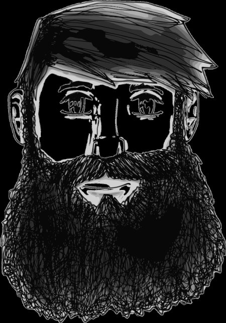 Борода рисунок