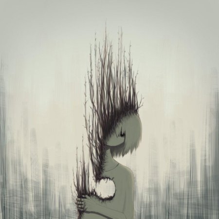 Грустные рисунки