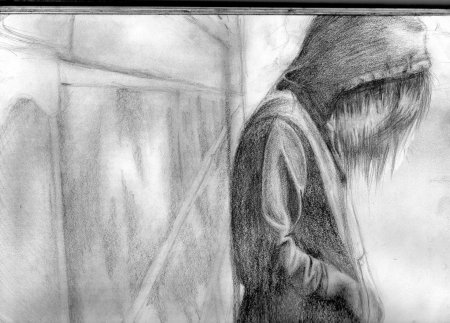 Грустные рисунки карандашом