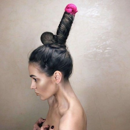 Прически необычные