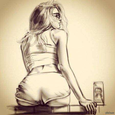 Девушка рисунки