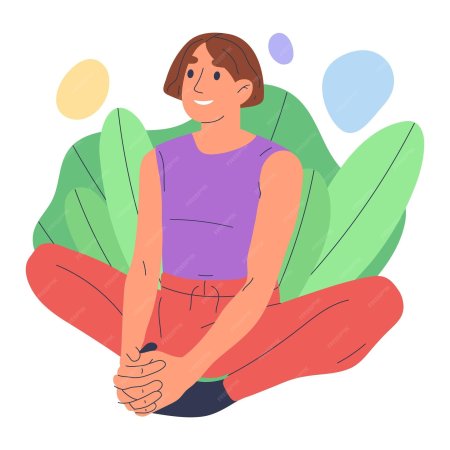 В позе лотоса