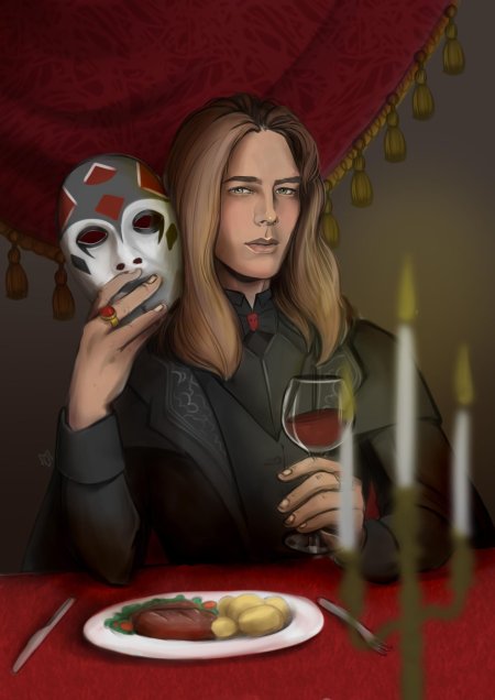 Тени сентфора человек в маске