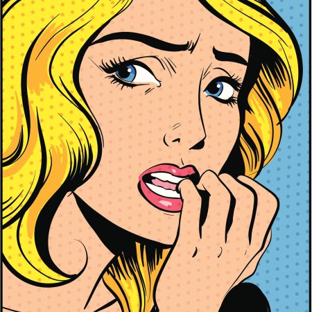Поп арт девушка