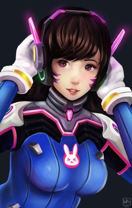 Кирико овервотч арт