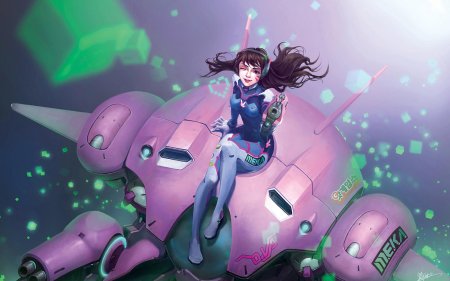 Овервотч робот девушка