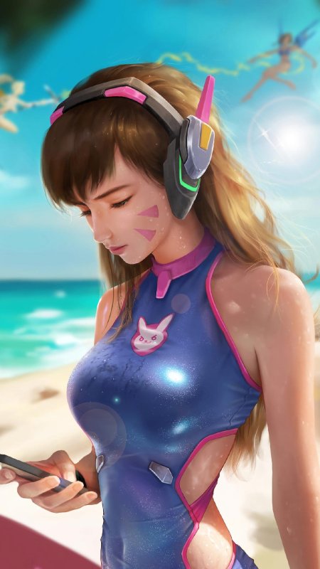 Девушки овервотч арты