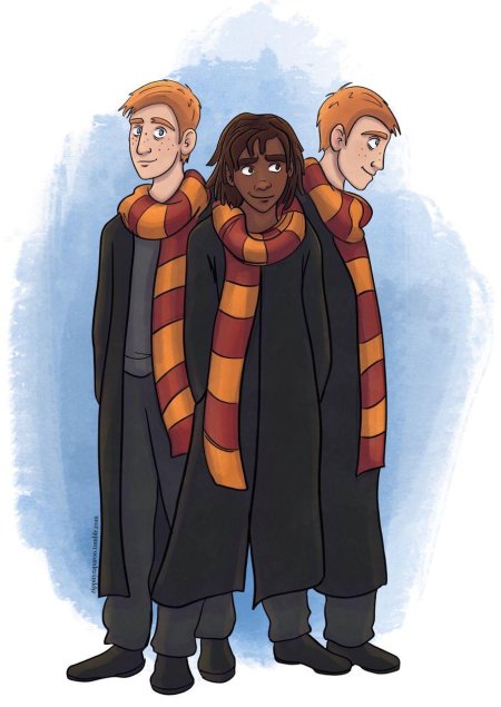 Гермиона грейнджер и гарри поттер рон