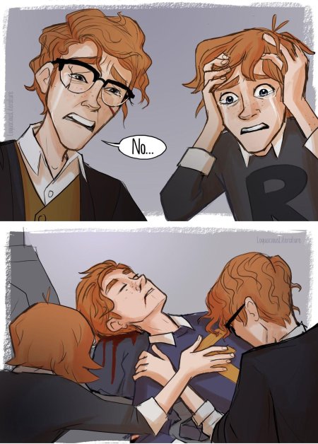 Комикс гарри поттер