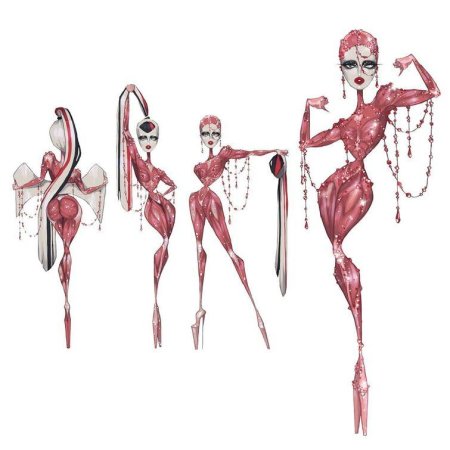 Модные эскизы