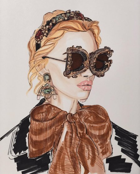 Модные рисунки