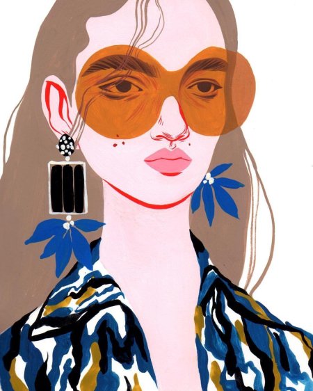 Модная иллюстрация