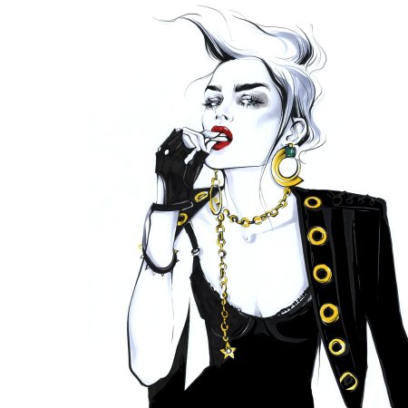 Фэшн иллюстратор алена лавдовская