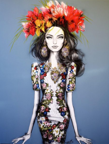 Фэшн иллюстрации