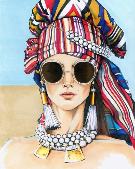 Фэшн иллюстрации