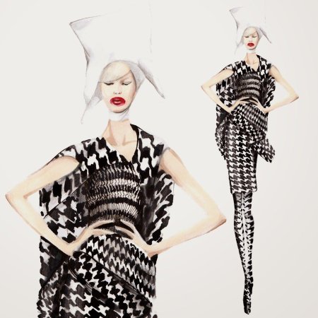 Александр маккуин эскизы