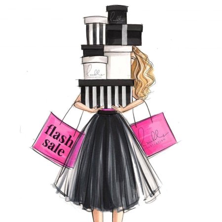 Шанель иллюстрации