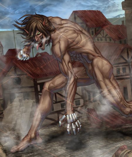 Атака титанов эрен титан