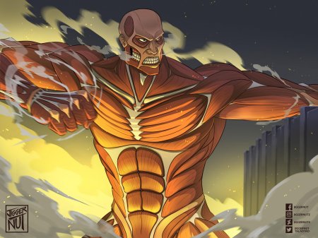 Атака титанов титан колосс