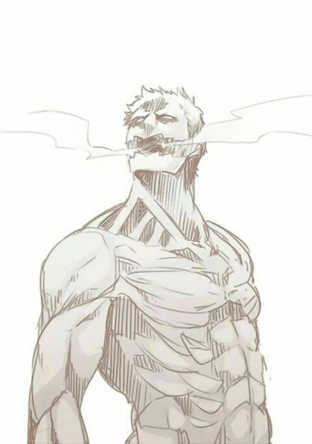 Атака титанов колоссальный титан манга