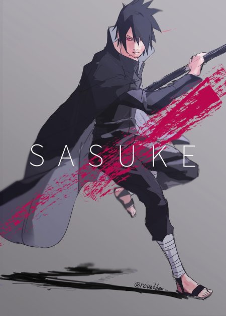 Саске учиха взрослый арт