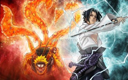 Наруто против саске