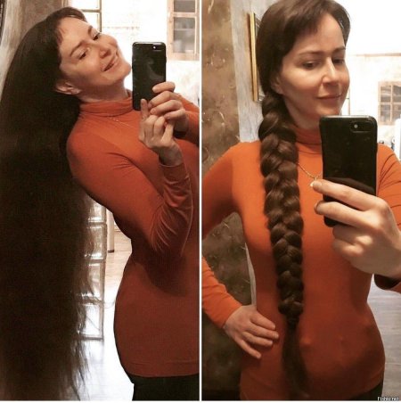 Юлия минальд длинная коса