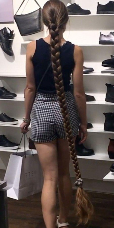 Длинные волосы до колен