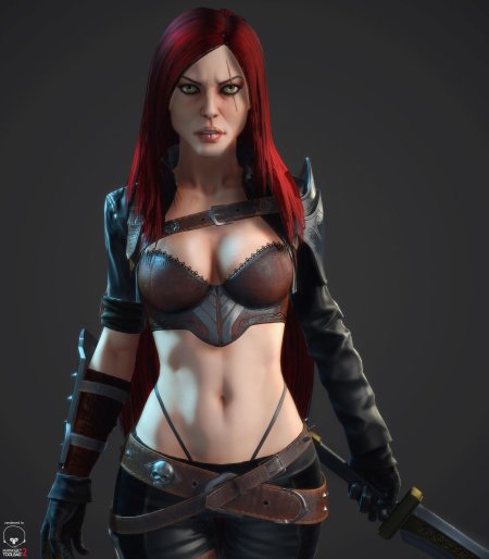 Катарина лига легенд д модель