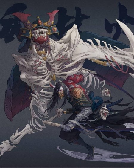 Осикуру демон самурай