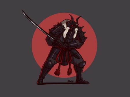 Ронин самурай демон