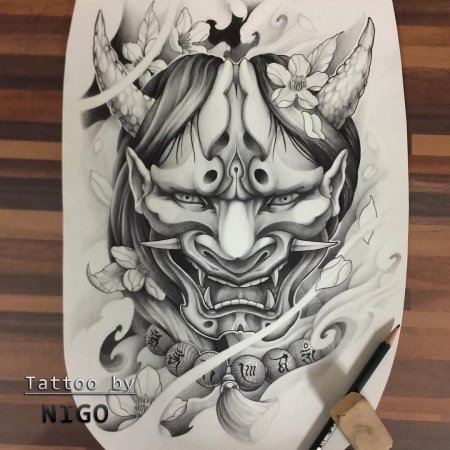 Маска демона ханья