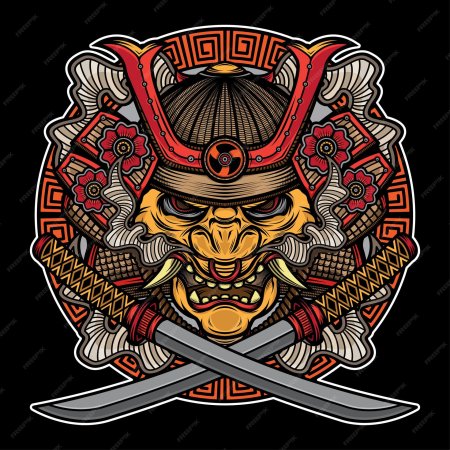 Маска ронина самурая