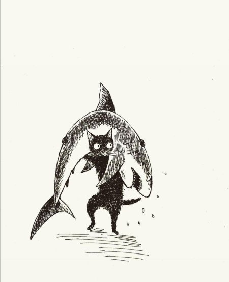 Рто среди черных котов