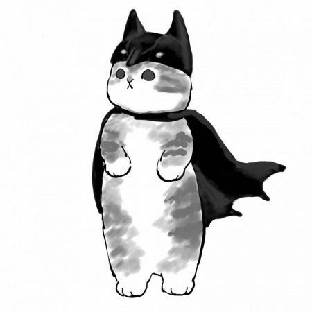 Котики в костюмах рисунки милые