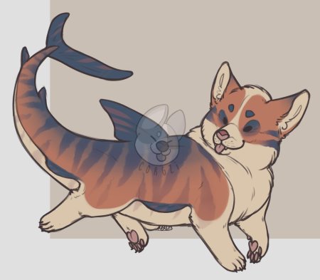 Вельш корги референс