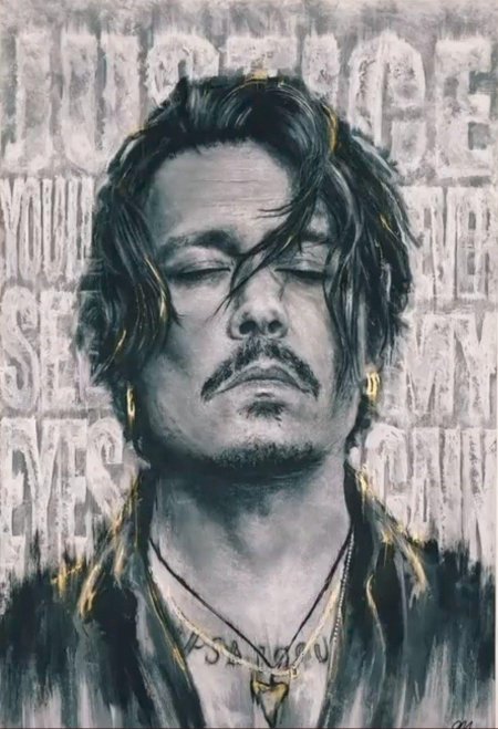 Картина по номерам с джонни деппом