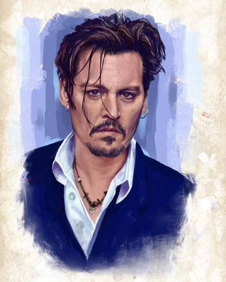 Портрет джонни деппа