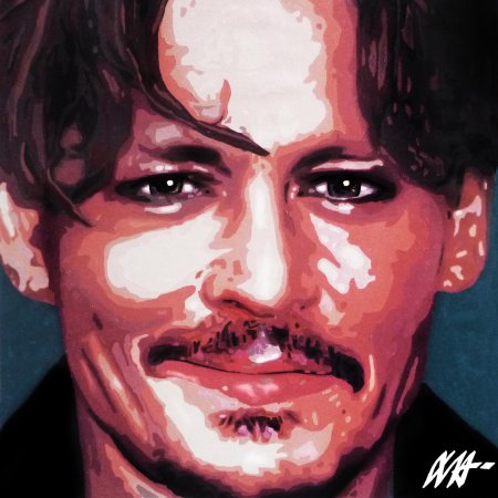 Джонни депп портрет