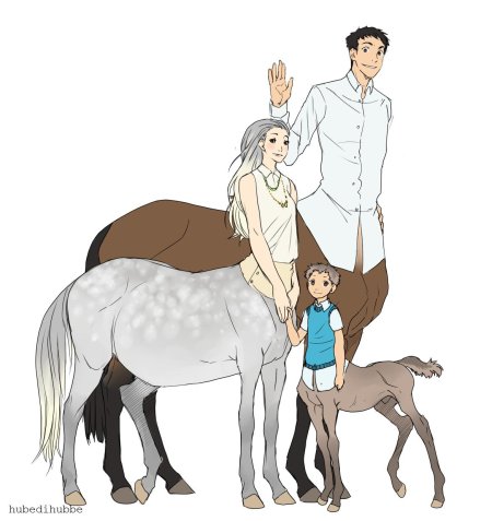 Hubedihubbe кентавры семья