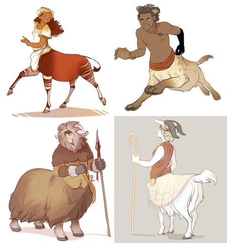 Кентавр арт референс