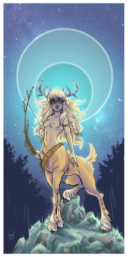 Кентавр олень арт