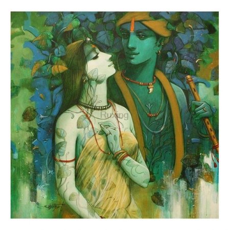 Кришна современный арт