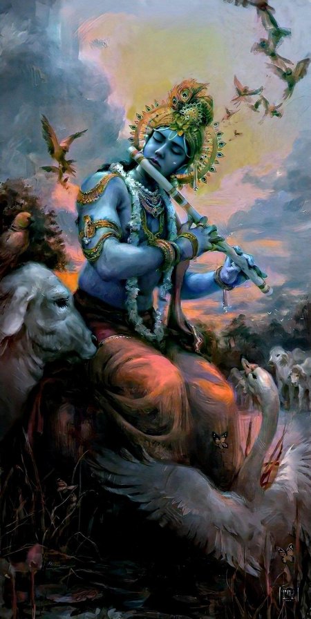 Кришна с флейтой