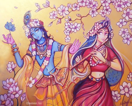 Радха и кришна мадхави туле