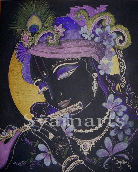 Кришна шьяма картина